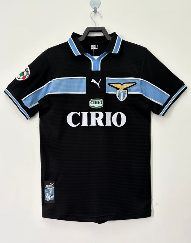 AAA Quality Lazio 98/99 Away Black Soccer Jersey